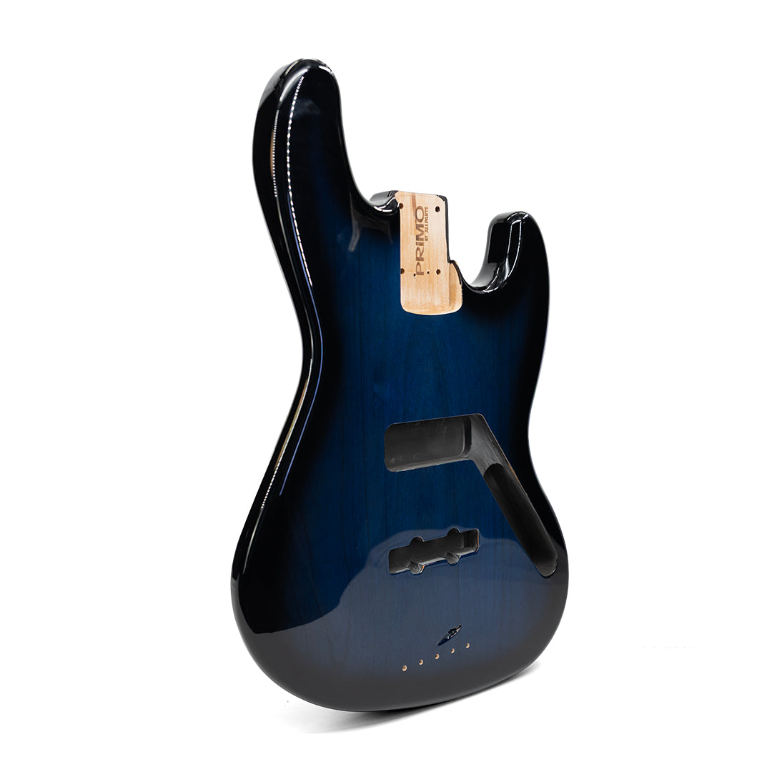 PRiMO Replacement Jazz Bass Body - Midnight Ocean Burst - Image 3