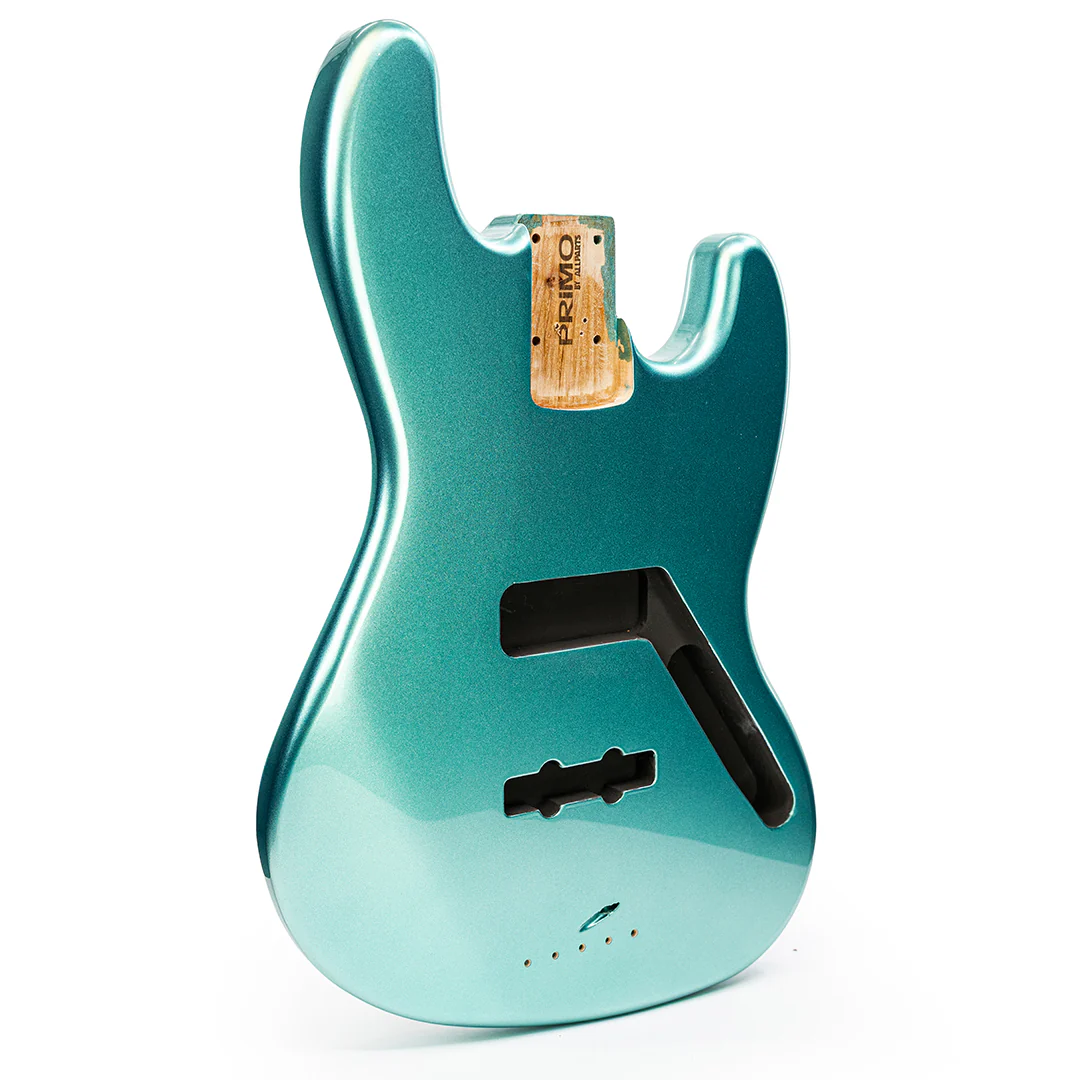 PRiMO Replacement Jazz Bass Body - Mystic Teal - Image 2