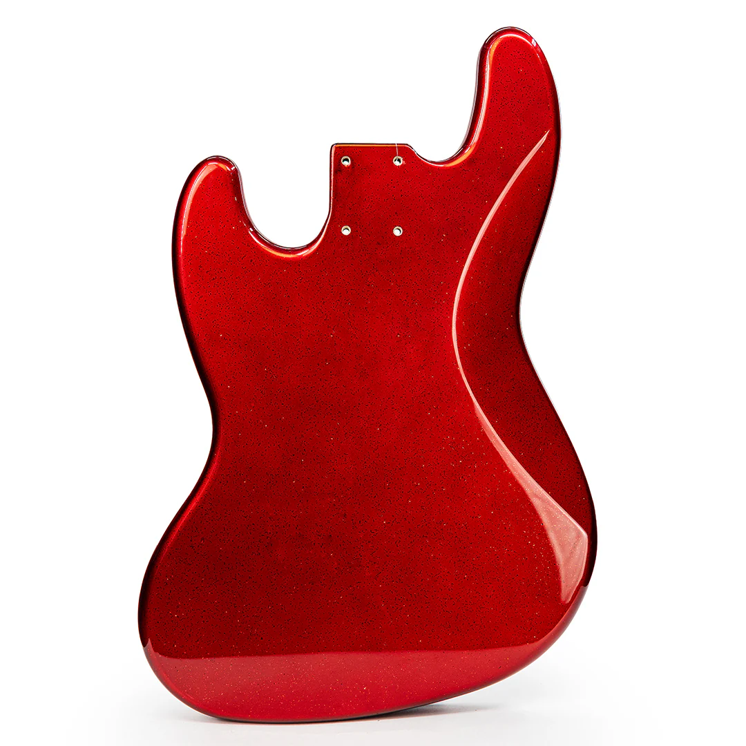 PRiMO Replacement Jazz Bass Body - Red Sparkle - Image 4