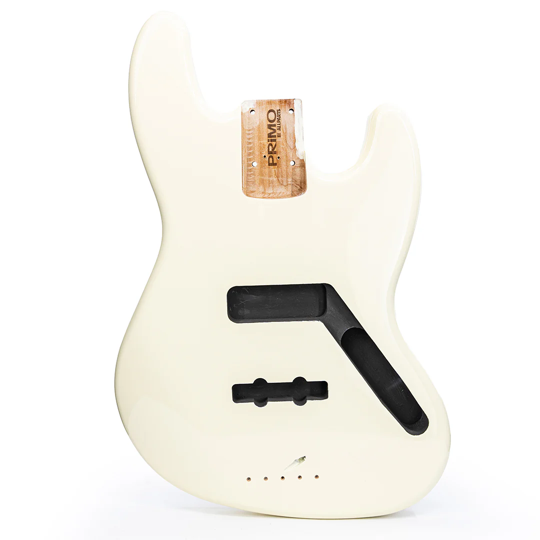PRiMO Replacement Jazz Bass Body - Vintage White