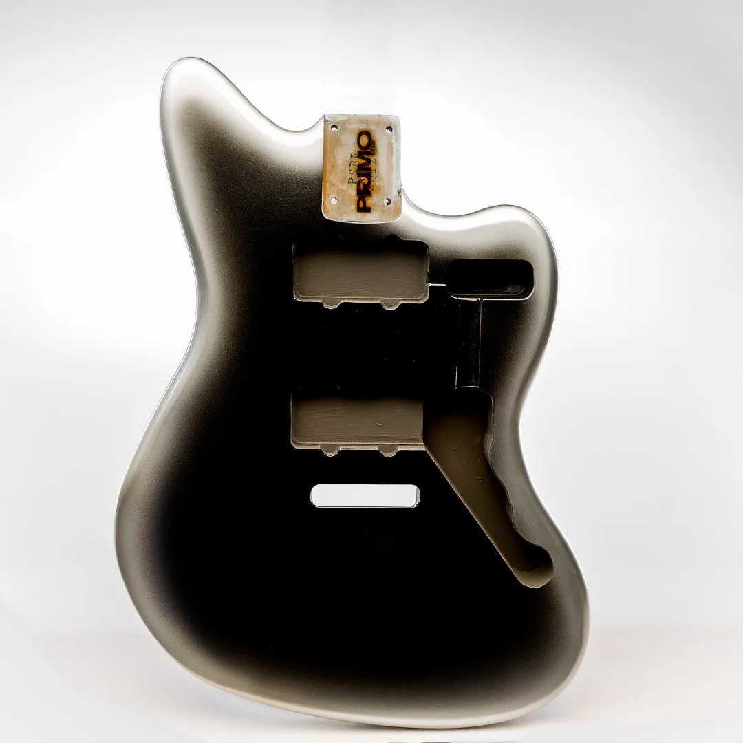 PRiMO Replacement Jazzmaster Body - Strat Trem - Black Frost