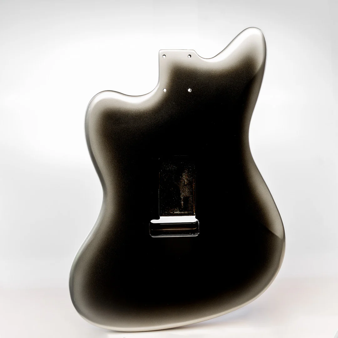 PRiMO Replacement Jazzmaster Body - Strat Trem - Black Frost - Image 2