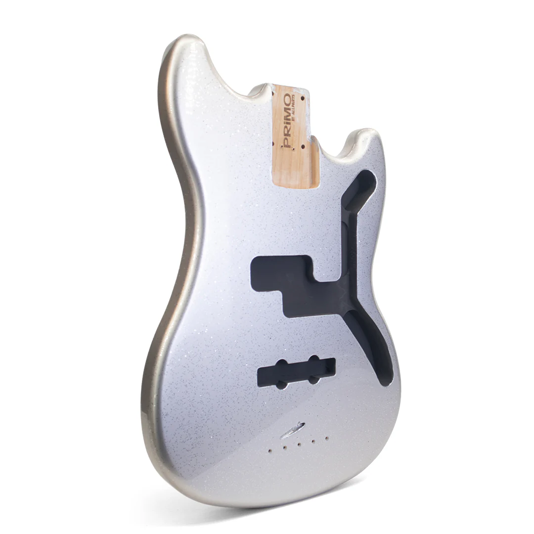 PRiMO Replacement Mustang Bass Body - Silver Sparkle - Image 2