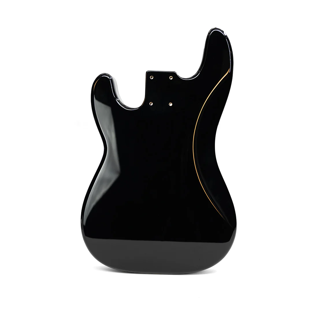 PRiMO Replacement Precision Bass Body - Black Onyx w/ White Binding - Image 4