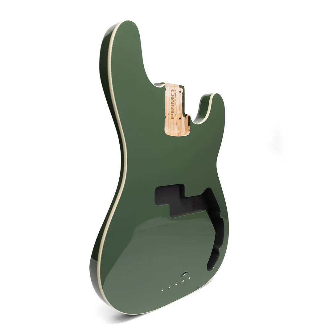 PRiMO Replacement Precision Bass Body - Burnt Sage w/ Cream Binding - Image 2