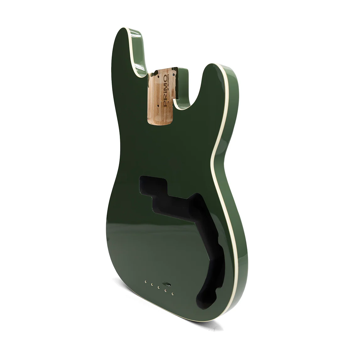 PRiMO Replacement Precision Bass Body - Burnt Sage w/ Cream Binding - Image 3
