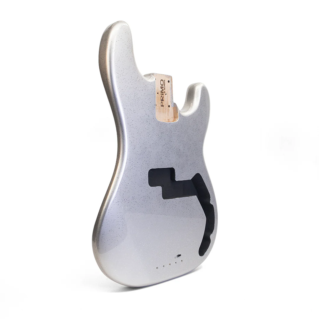 PRiMO Replacement Precision Bass Body - Silver Sparkle - Image 2