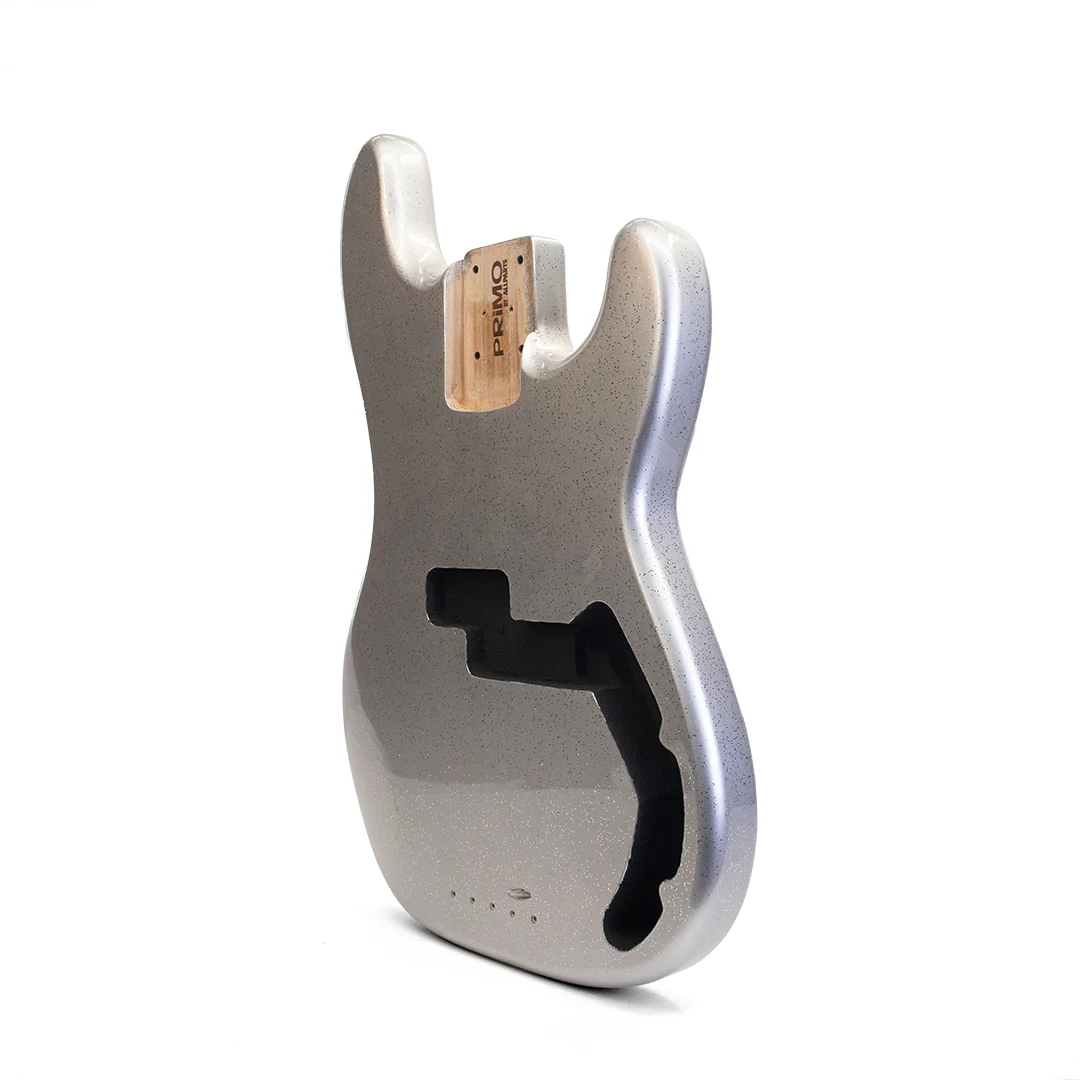 PRiMO Replacement Precision Bass Body - Silver Sparkle - Image 3