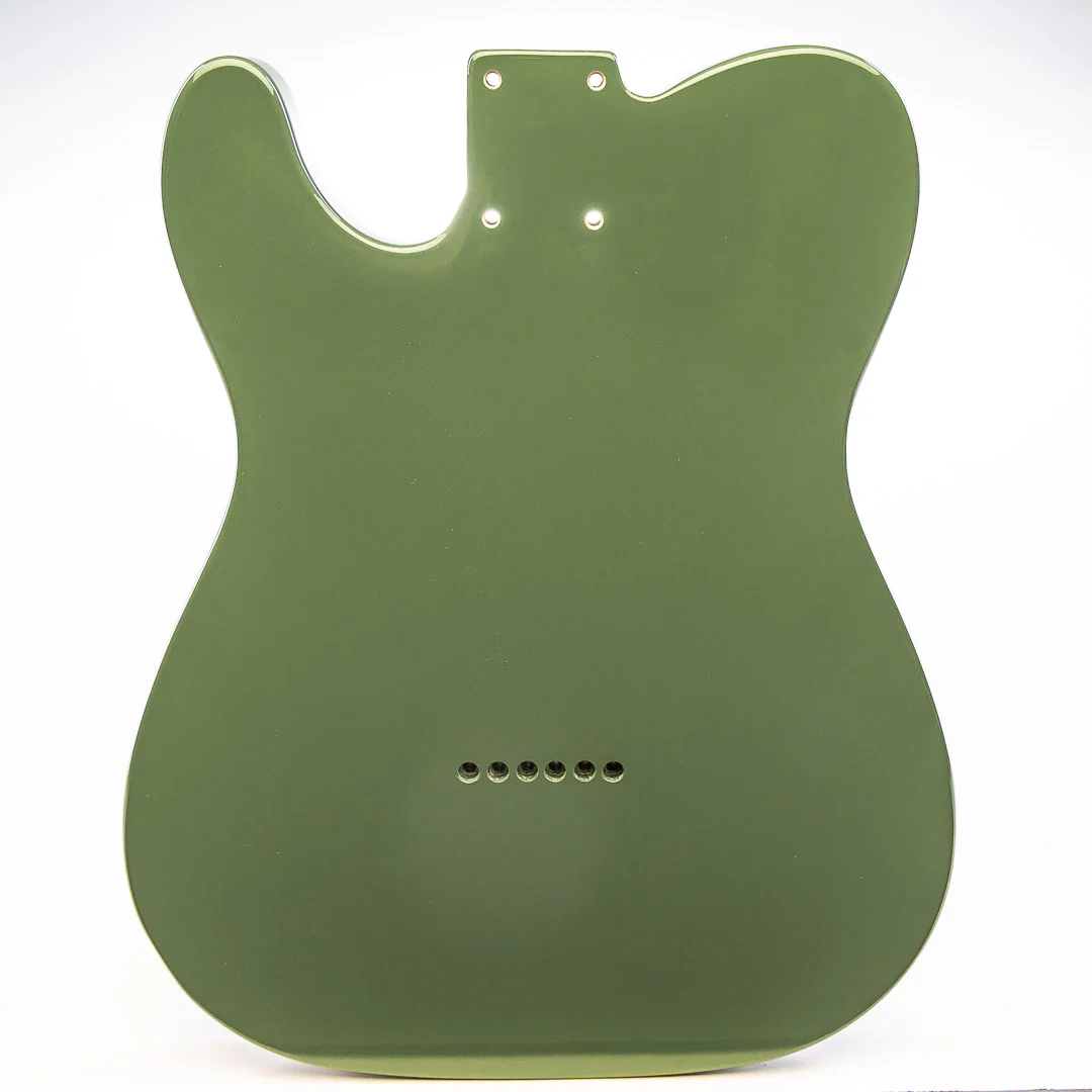 PRiMO Replacement Tele Body - Burnt Sage w/ Cream Binding - Image 3