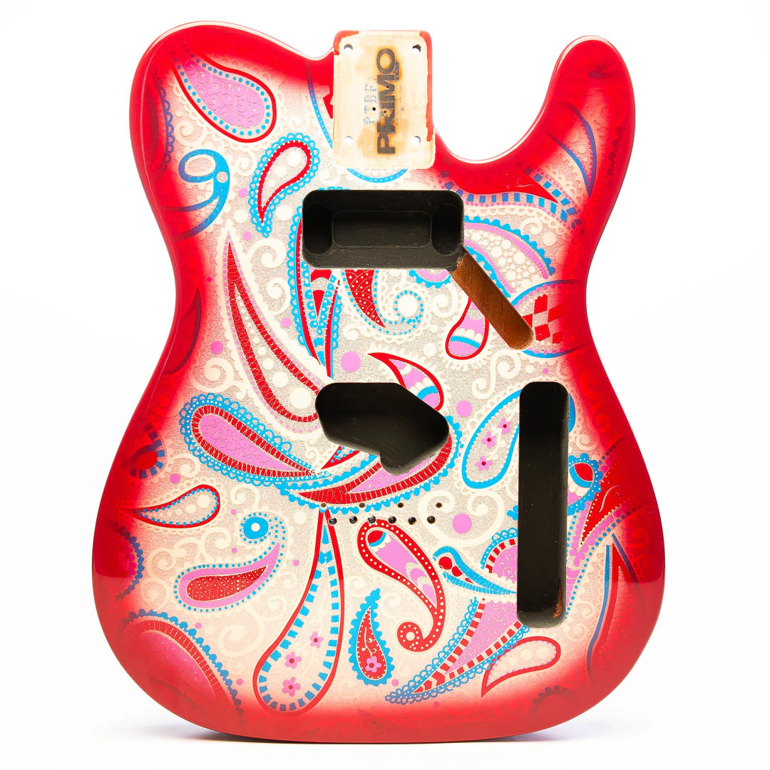 PRiMO Replacement Tele Body - Fiesta Paisley
