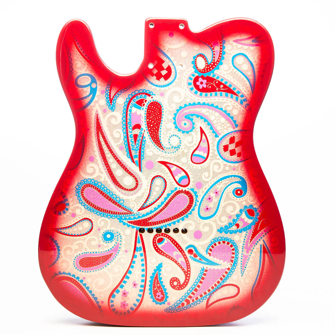 PRiMO Replacement Tele Body - Fiesta Paisley - Image 2