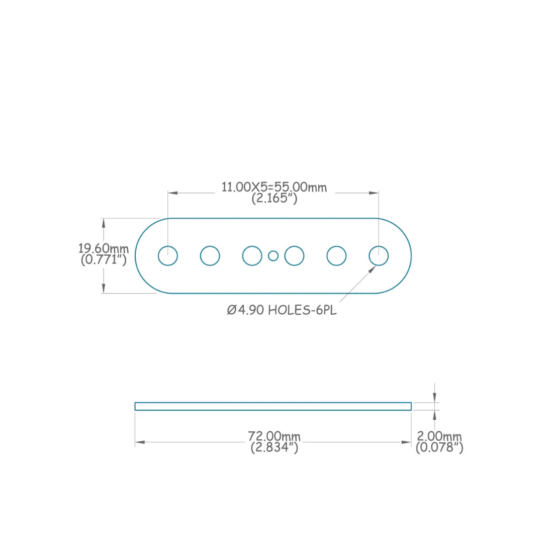 PU-6936-023 Bridge Pickup Flat Set for Telecaster® - Image 3