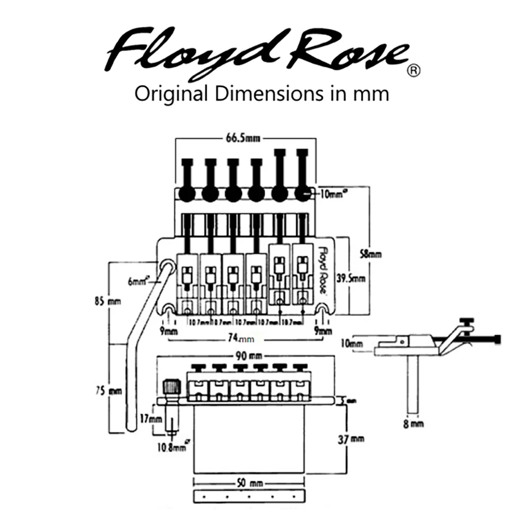 SB-5200 Original Floyd Rose® Locking Tremolo - Image 5