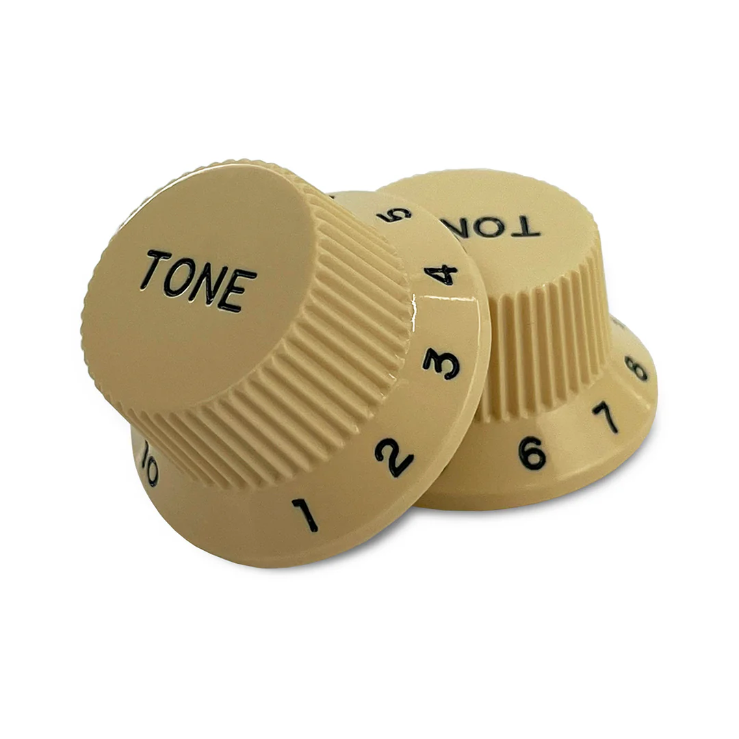 Allparts Plastic Tone Knobs for Strat (2 pcs) - Image 4