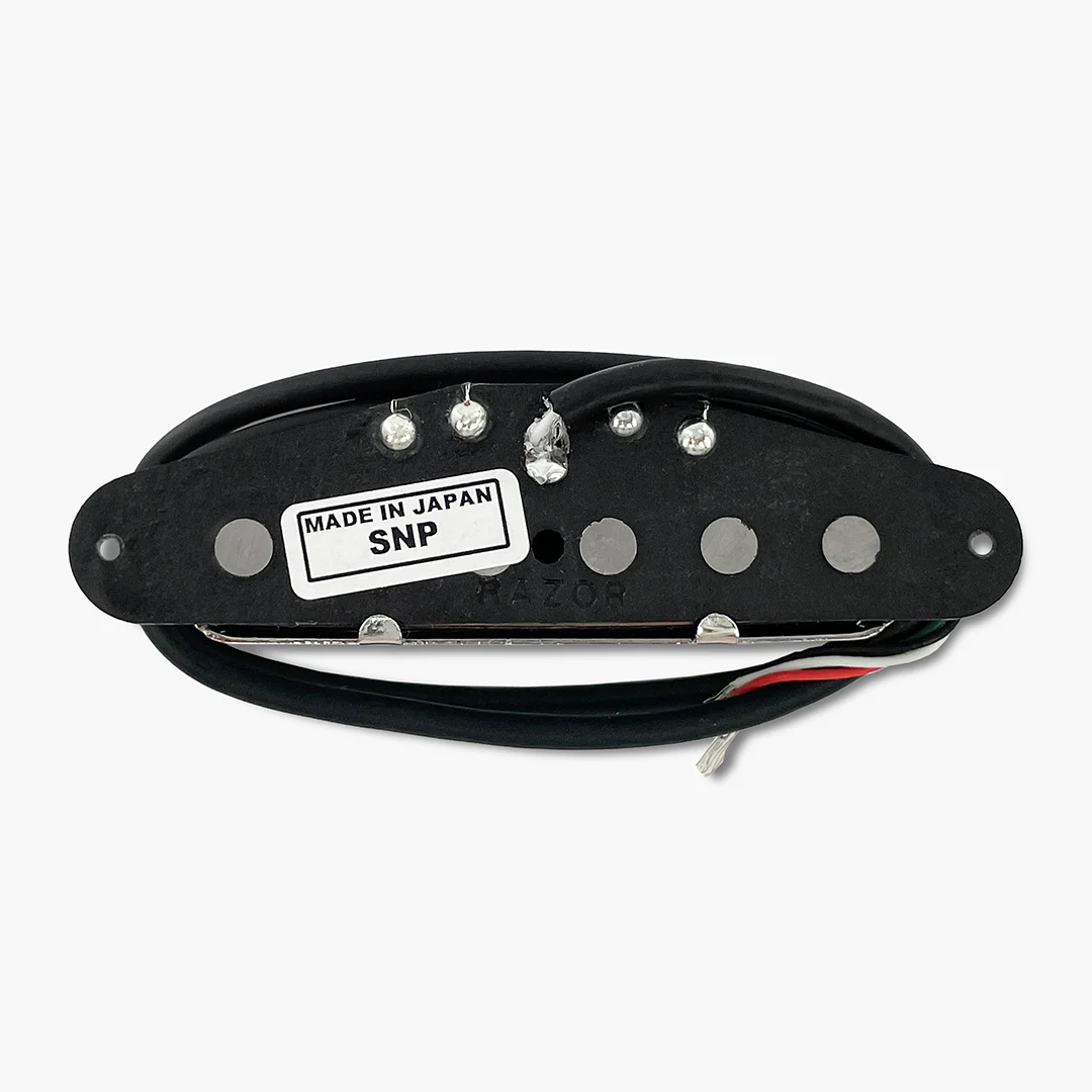 Razor Hihō Hidden Gem Single-Space Stacked Humbucking Neck Pickup For Telecaster - Chrome - Image 3