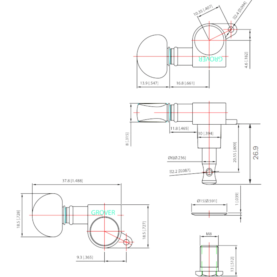 TK-7921 Grover® 205C6 6-in-line Mini Rotomatics - Image 11