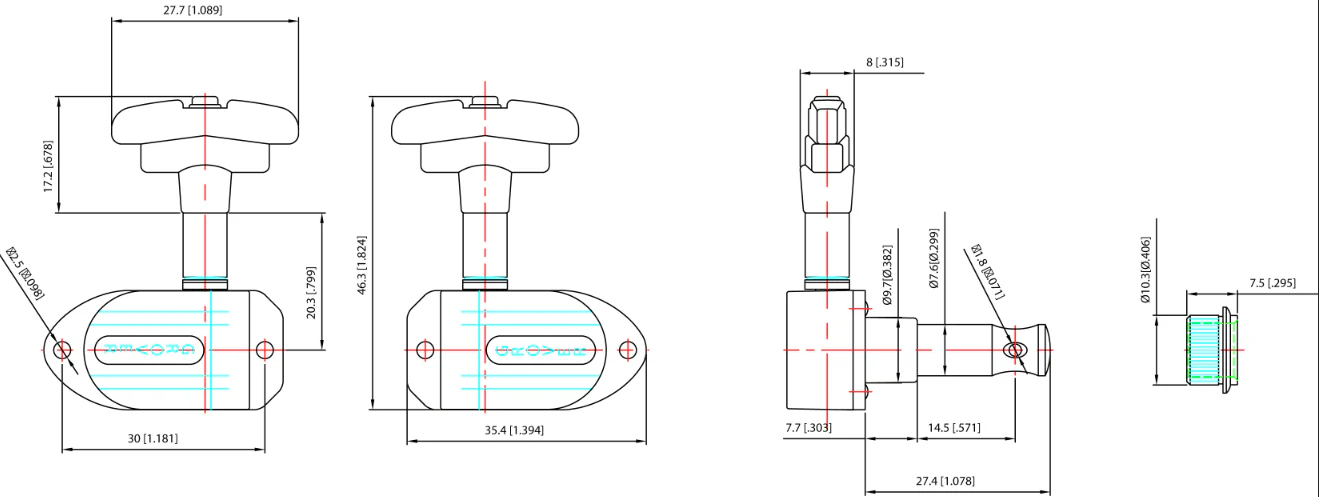 TK-7960 GROVER® 3X3 IMPERIALS TUNERS - Image 5