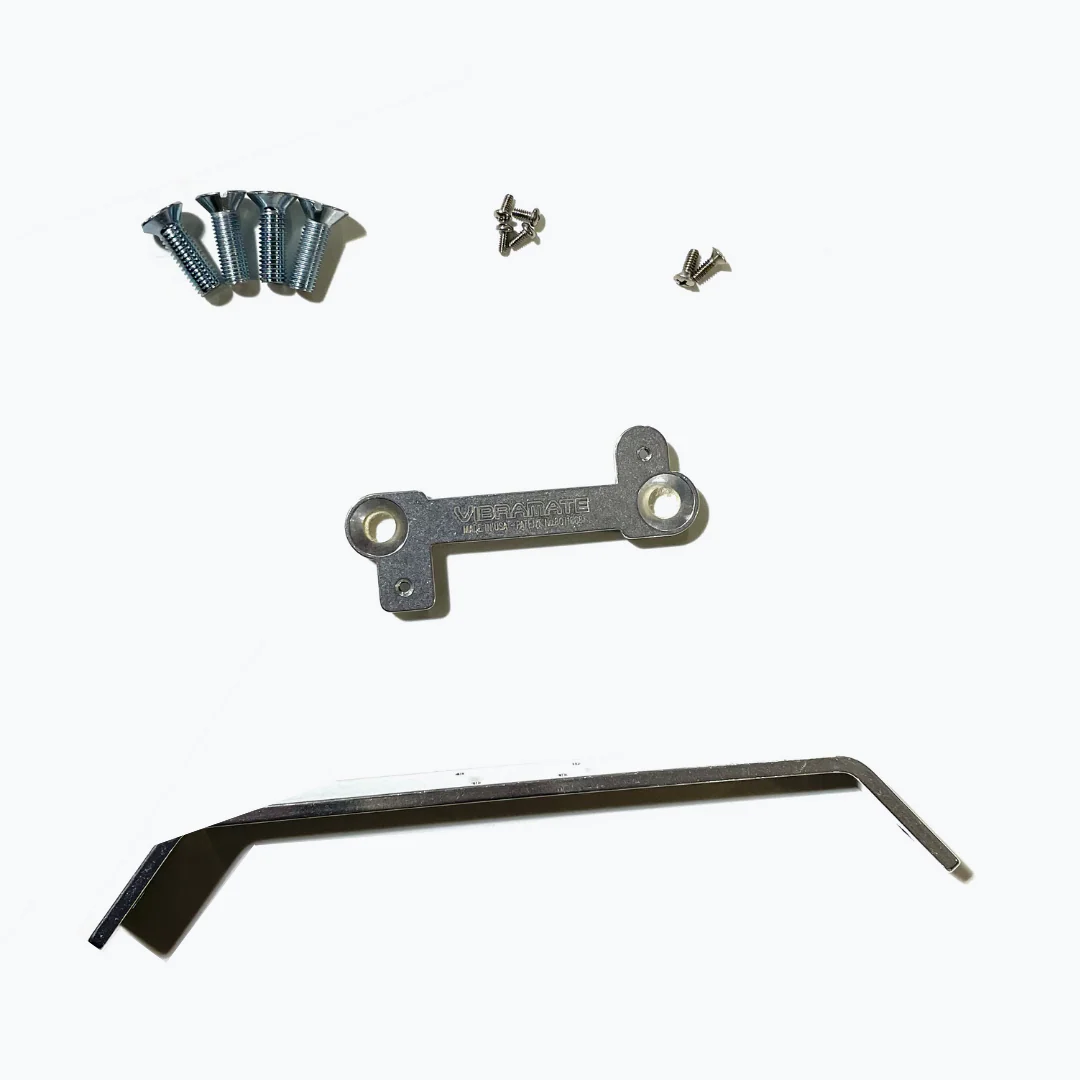TP-3774-001 Vibramate V7-VW adapts Bigbsy B7 to fit on  Flying V, includes bracket, Nickel - Image 2