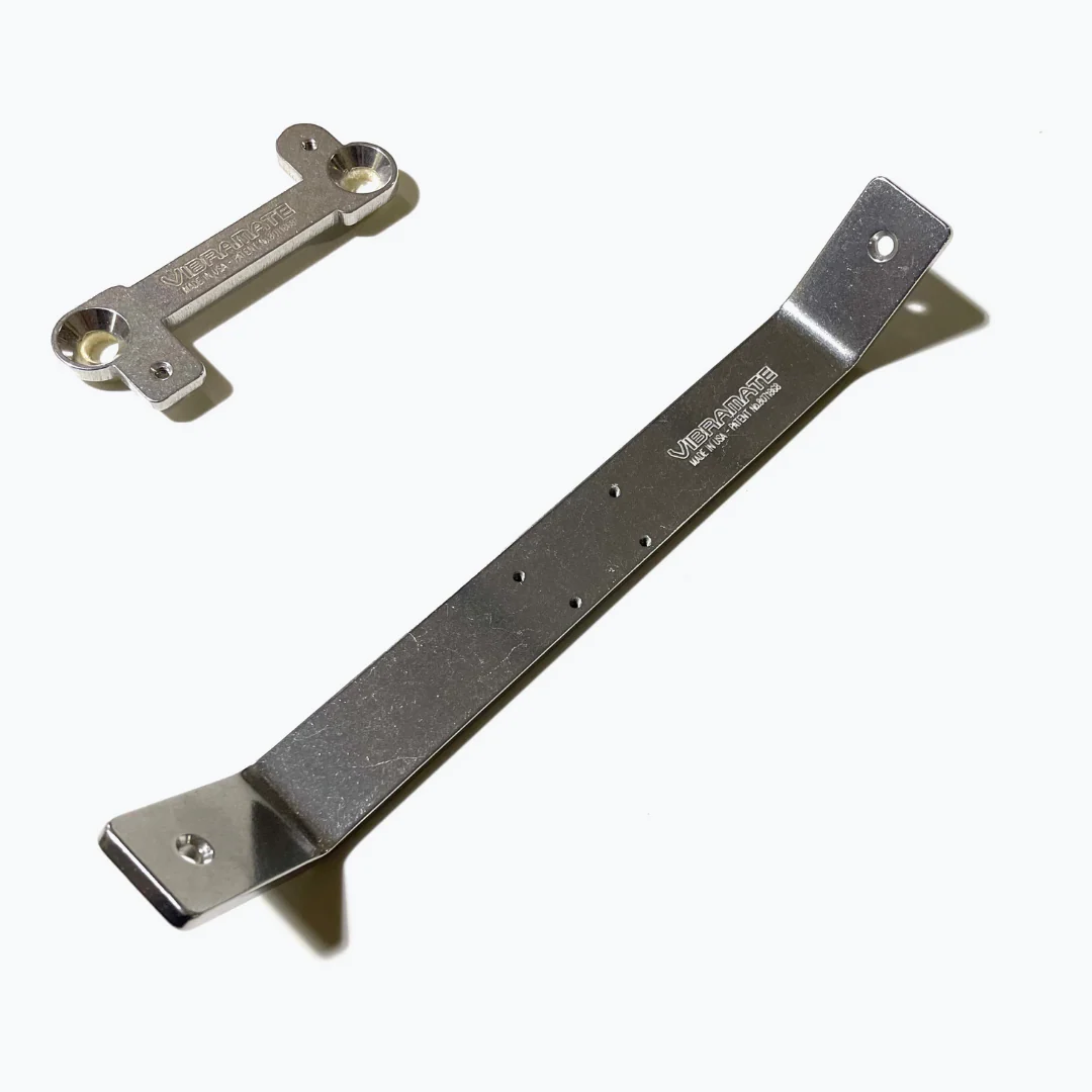 TP-3774-001 Vibramate V7-VW adapts Bigbsy B7 to fit on  Flying V, includes bracket, Nickel - Image 3