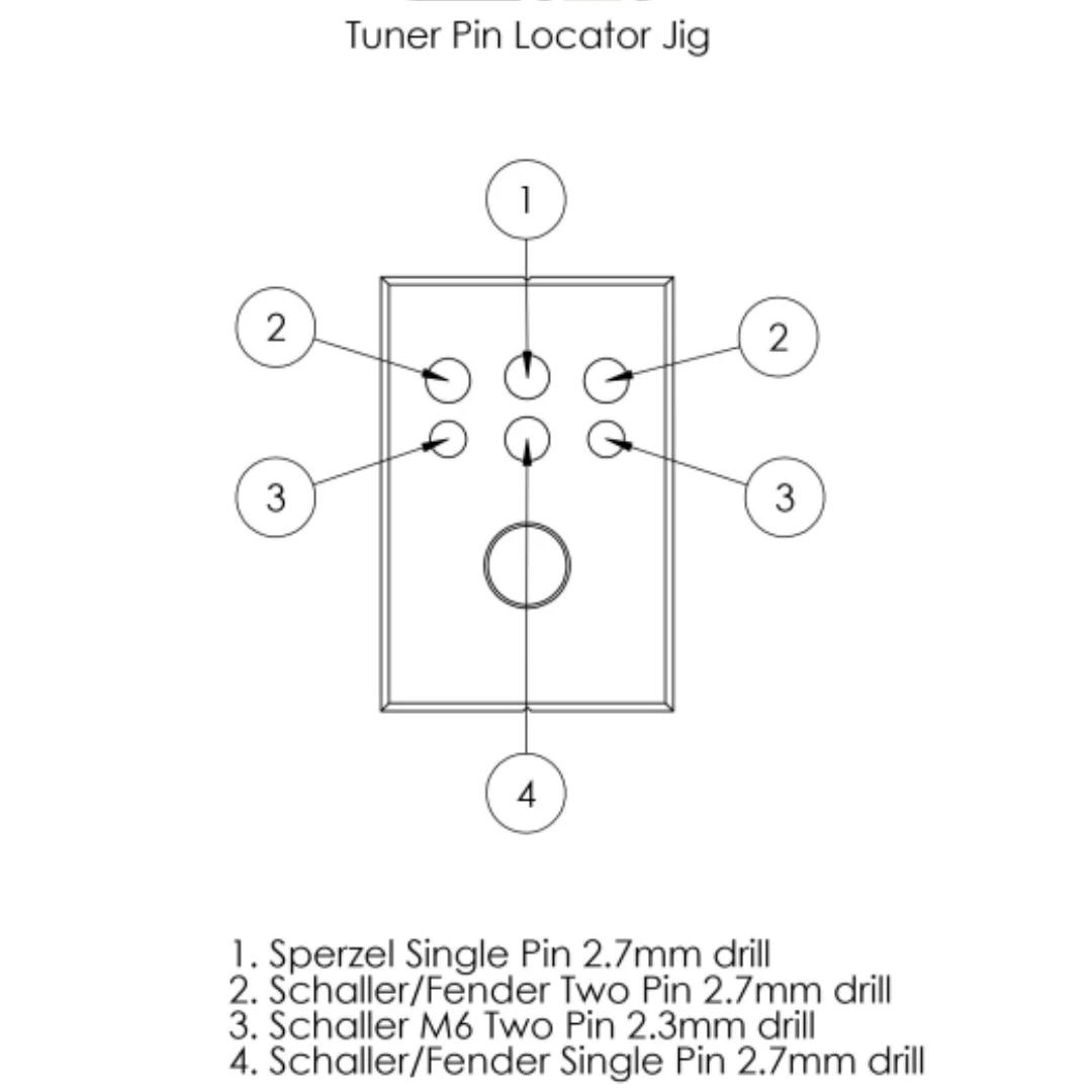 G&W Ultimate Tuner Pin Locator Jig - Image 7
