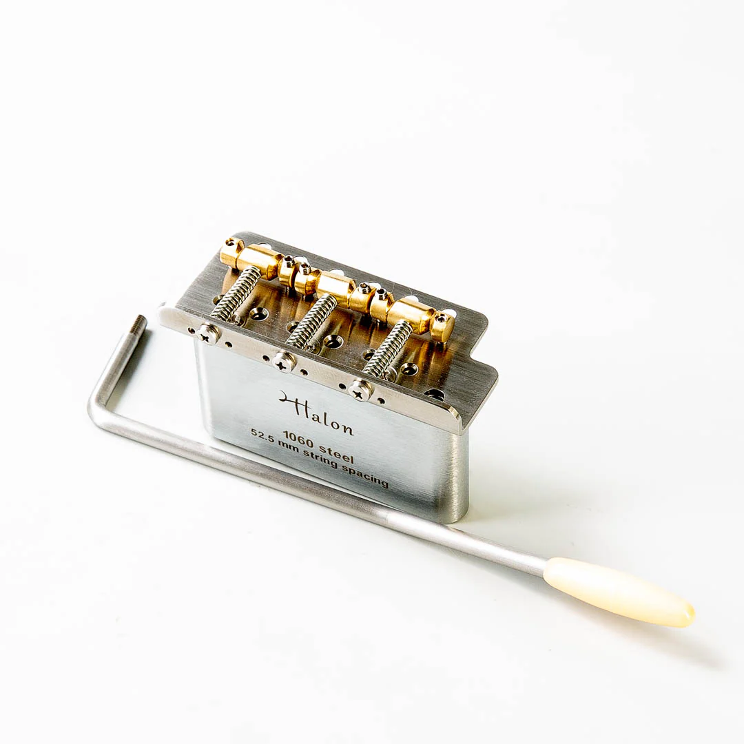Halon Tremolo for Strat with Vintage Tele Saddles