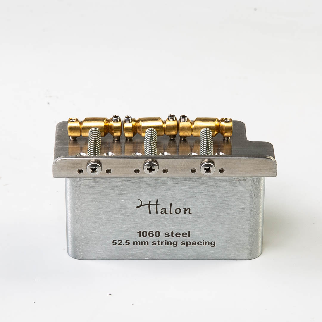 Halon Tremolo for Strat with Vintage Tele Saddles - Image 3