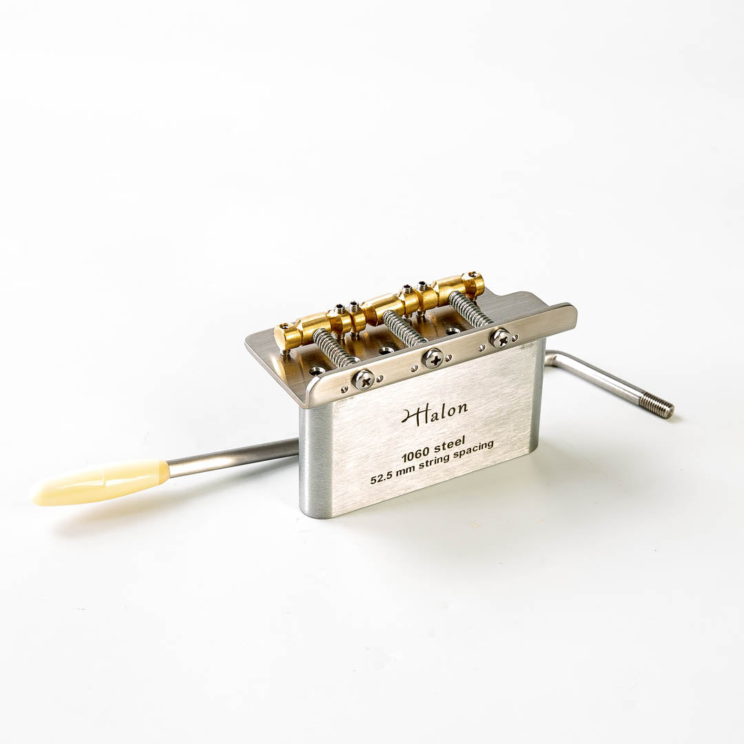 Halon Tremolo for Strat with Vintage Tele Saddles - Image 5